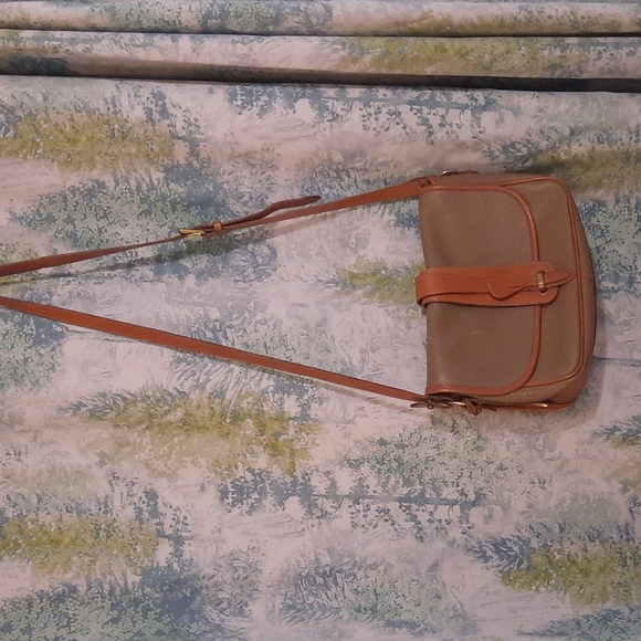 Tan and Taupe dooney and bourke satchel style purse vintage - Picture 1 of 9
